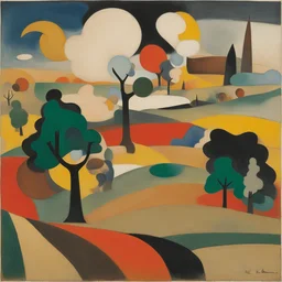 a landscape by Willi Baumeister