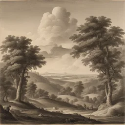 a landscape by William Faithorne