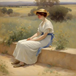 a landscape by William Henry Margetson