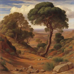 a landscape by William Holman Hunt