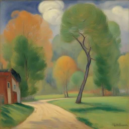 a landscape by William James Glackens