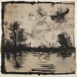 a landscape by William Kentridge