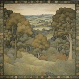 a landscape by William Morris