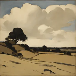 a landscape by William Nicholson