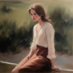 a landscape by William Oxer