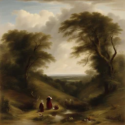 a landscape by William Powell Frith