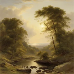 a landscape by William Trost Richards