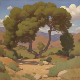 a landscape by William Wendt