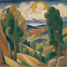 a landscape by William Zorach