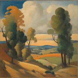 a landscape by Xanti Schawinsky