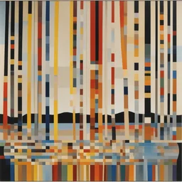 a landscape by Yaacov Agam