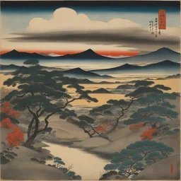 a landscape by Yasuo Kuniyoshi