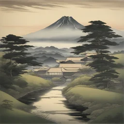 a landscape by Yasutomo Oka