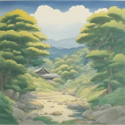 a landscape by Yoshiyuki Tomino