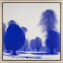 a landscape by Yves Klein