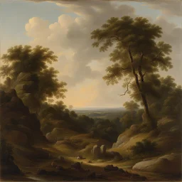 a landscape by Zacharias Martin Aagaard