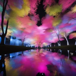 a landscape by teamLab