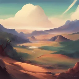 a landscape by theCHAMBA