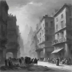 a city by Édouard Riou