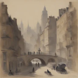 a city by Émile Gallé
