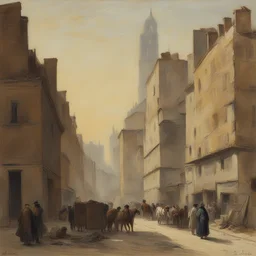 a city by Étienne-Louis Boullee