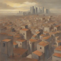 a city by Óscar Domínguez