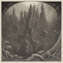 a city by Aaron Horkey