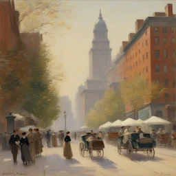 a city by Abbott Fuller Graves