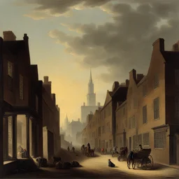 a city by Abraham Pether