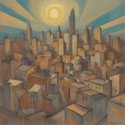 a city by Abraham Rattner