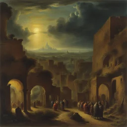 a city by Adam Elsheimer