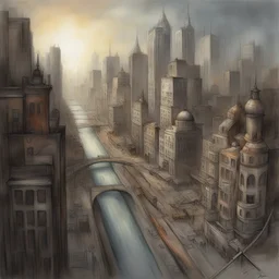 a city by Adi Granov