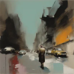 a city by Adrian Ghenie