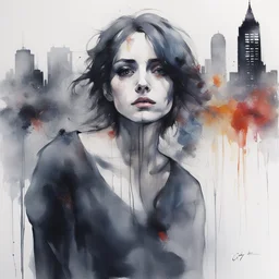 a city by Agnes Cecile