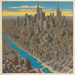 a city by Al Feldstein