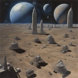 a city by Alan Bean