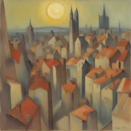 a city by Albert Bloch