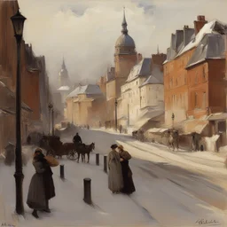a city by Albert Edelfelt