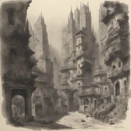 a city by Albert Robida