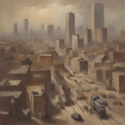 a city by Albert Tucker