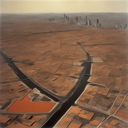 a city by Alberto Burri