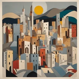 a city by Alberto Magnelli