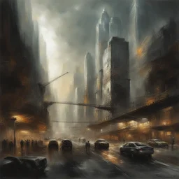 a city by Aleksi Briclot