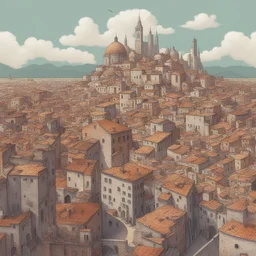a city by Alessandro Barbucci