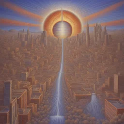 a city by Alex Grey