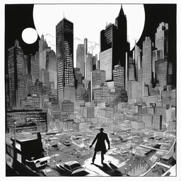 a city by Alex Toth