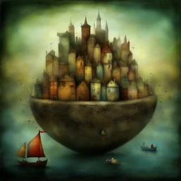 a city by Alexander Jansson