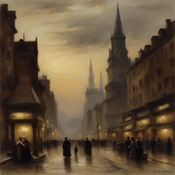 a city by Alexei Harlamoff
