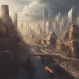 a city by Alexis Gritchenko