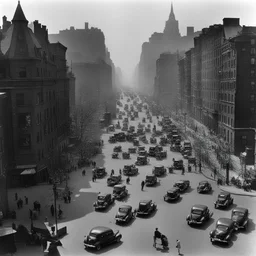 a city by Alfred Eisenstaedt